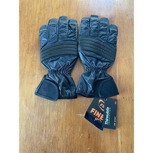 NWT mens black  gloves